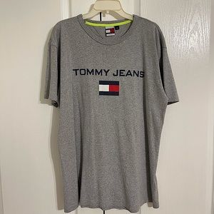 Mens Gray T Shirt Tommy Jeans
